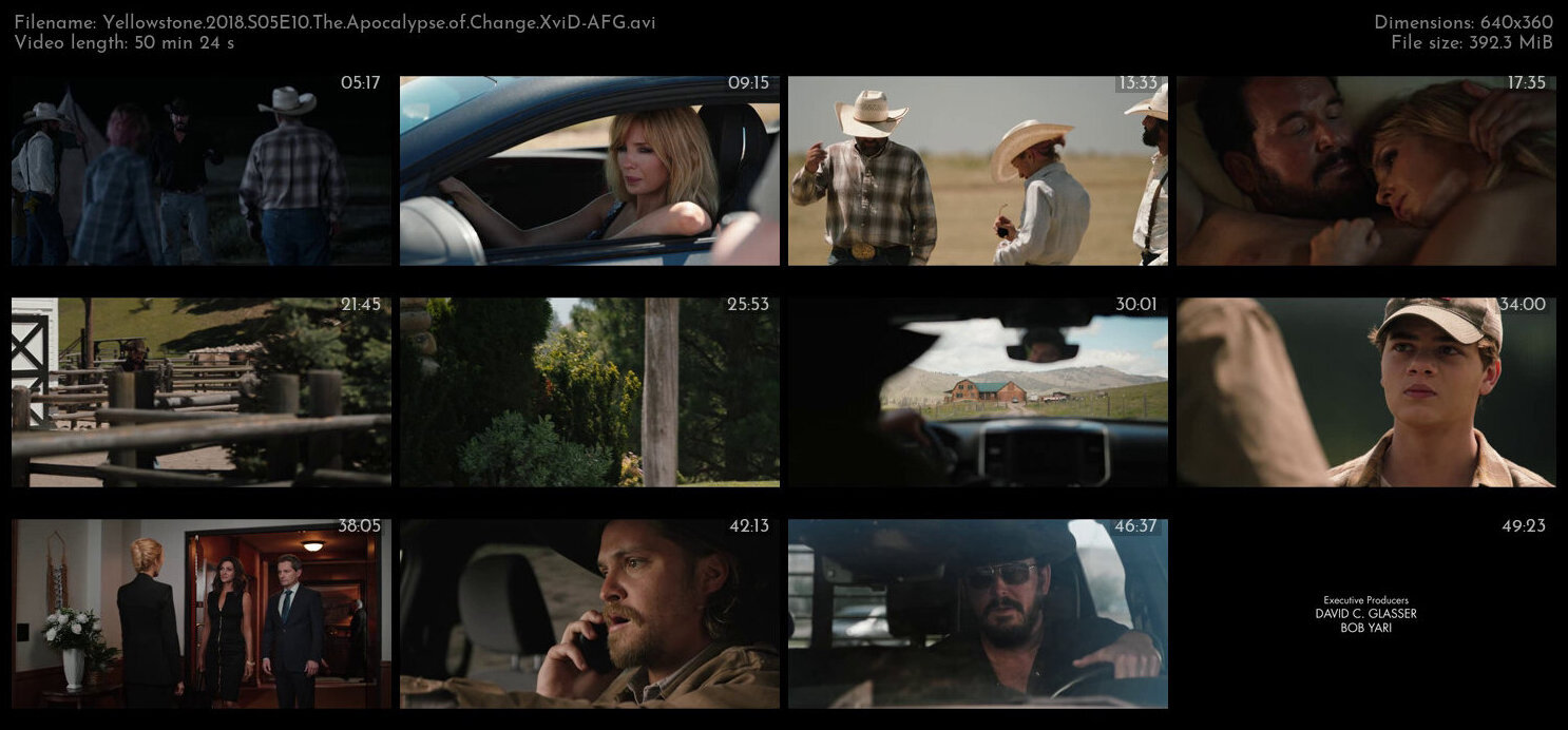 Yellowstone 2018 S05E10 The Apocalypse of Change XviD AFG TGx