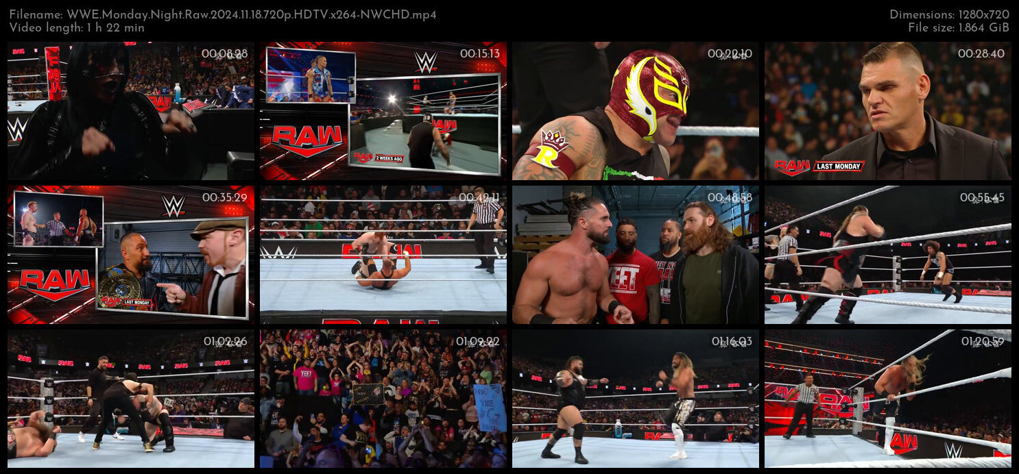 WWE Monday Night Raw 2024 11 18 720p HDTV x264 NWCHD TGx