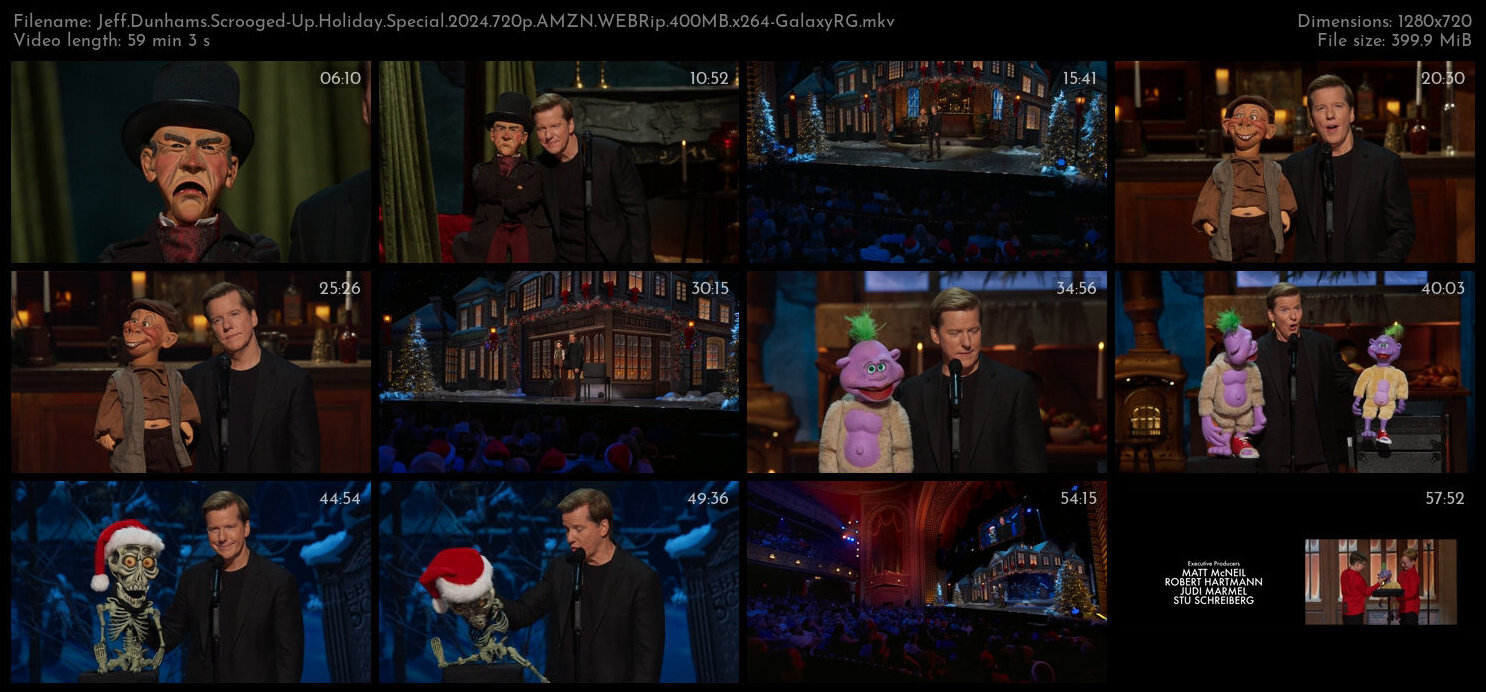 Jeff Dunhams Scrooged Up Holiday Special 2024 720p AMZN WEBRip 400MB x264 GalaxyRG