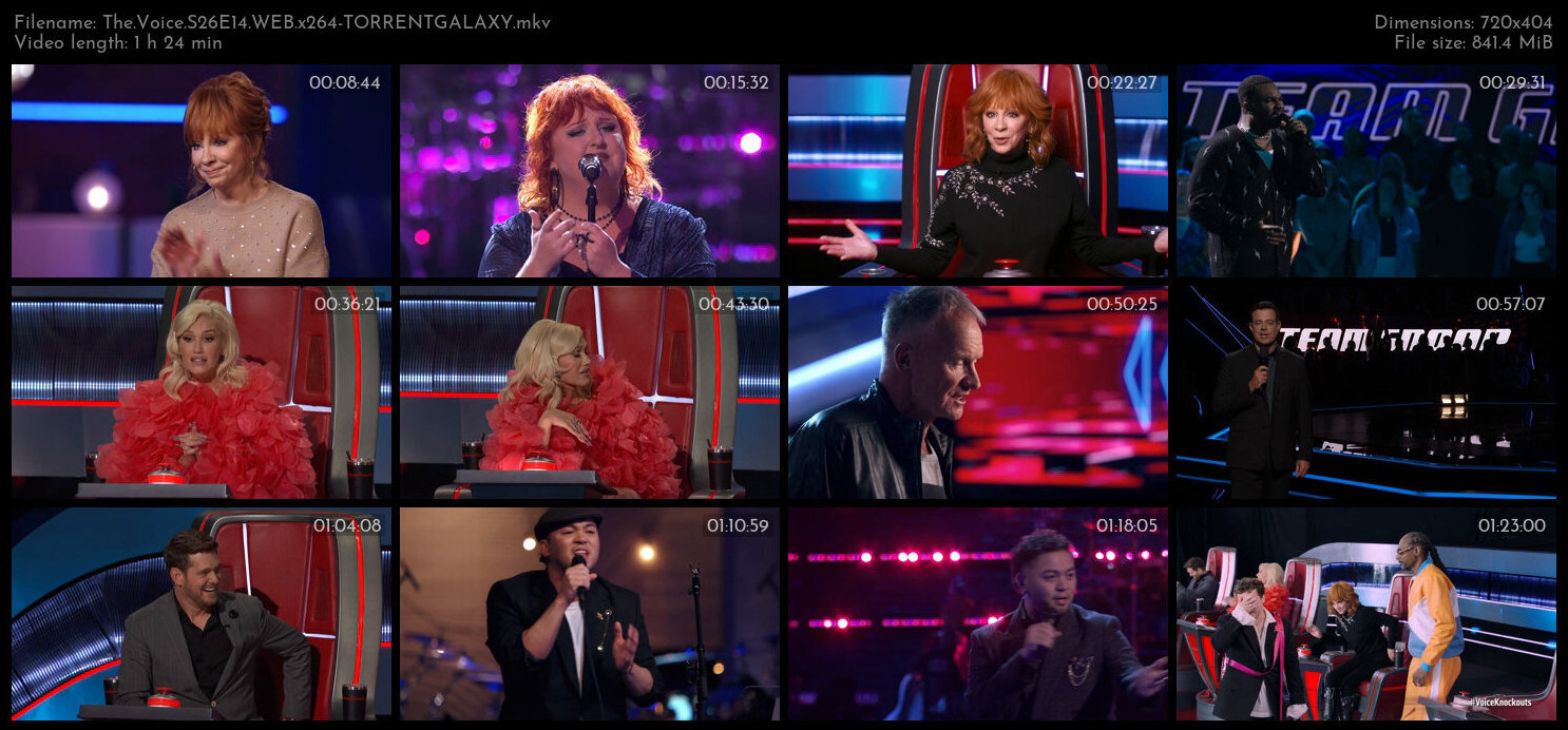 The Voice S26E14 WEB x264 TORRENTGALAXY