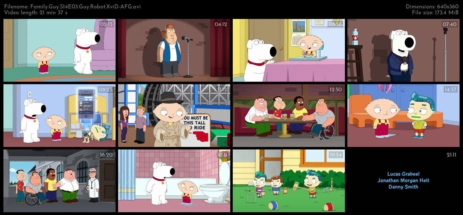 Family Guy S14E03 Guy Robot XviD AFG TGx