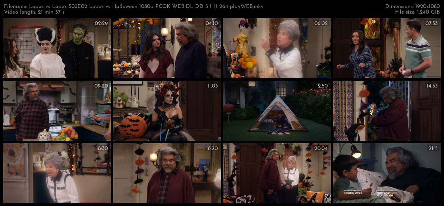 Lopez vs Lopez S03E02 Lopez vs Halloween 1080p PCOK WEB DL DD 5 1 H 264 playWEB TGx