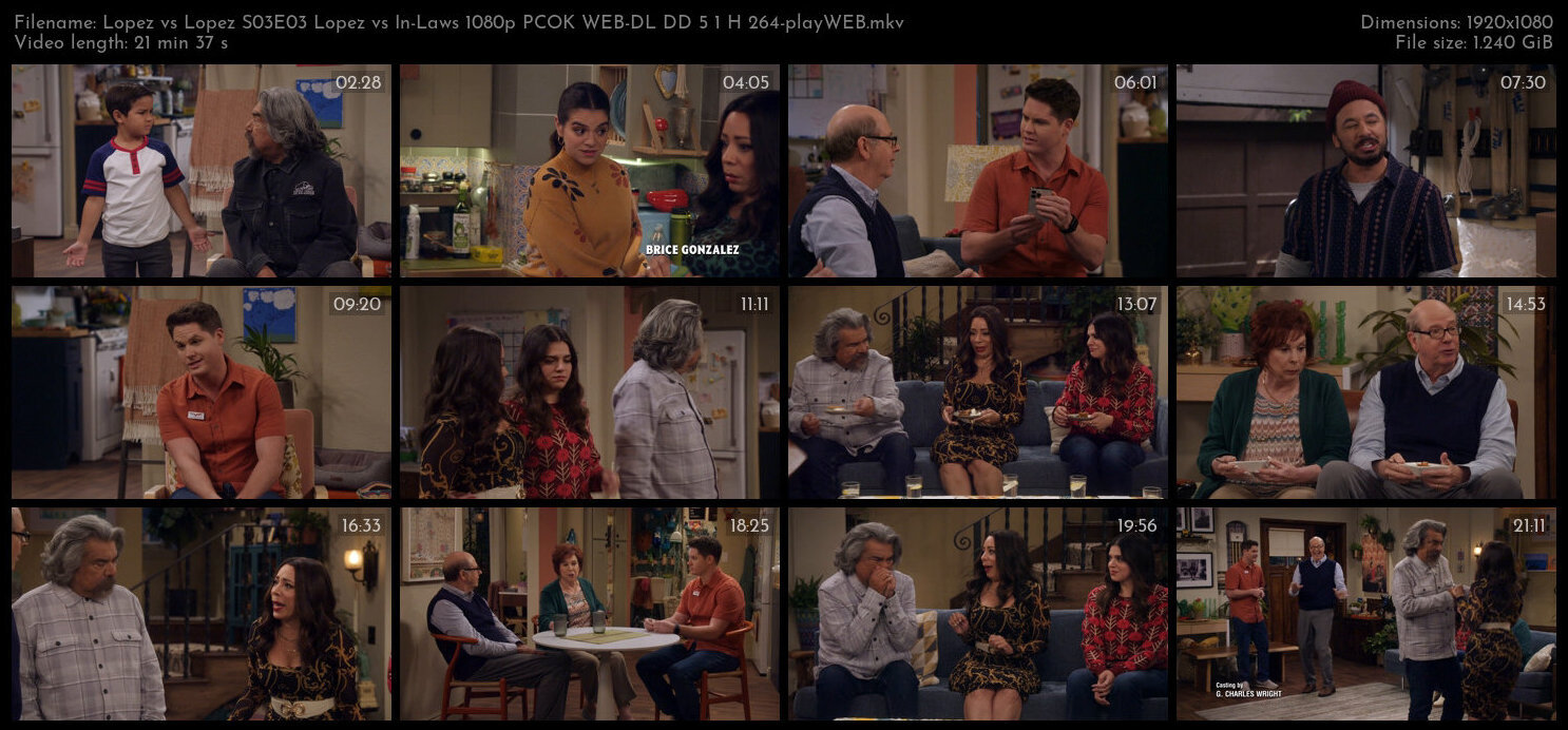 Lopez vs Lopez S03E03 Lopez vs In Laws 1080p PCOK WEB DL DD 5 1 H 264 playWEB TGx