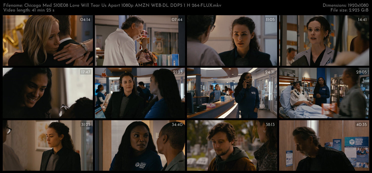 Chicago Med S10E08 Love Will Tear Us Apart 1080p AMZN WEB DL DDP5 1 H 264 FLUX TGx