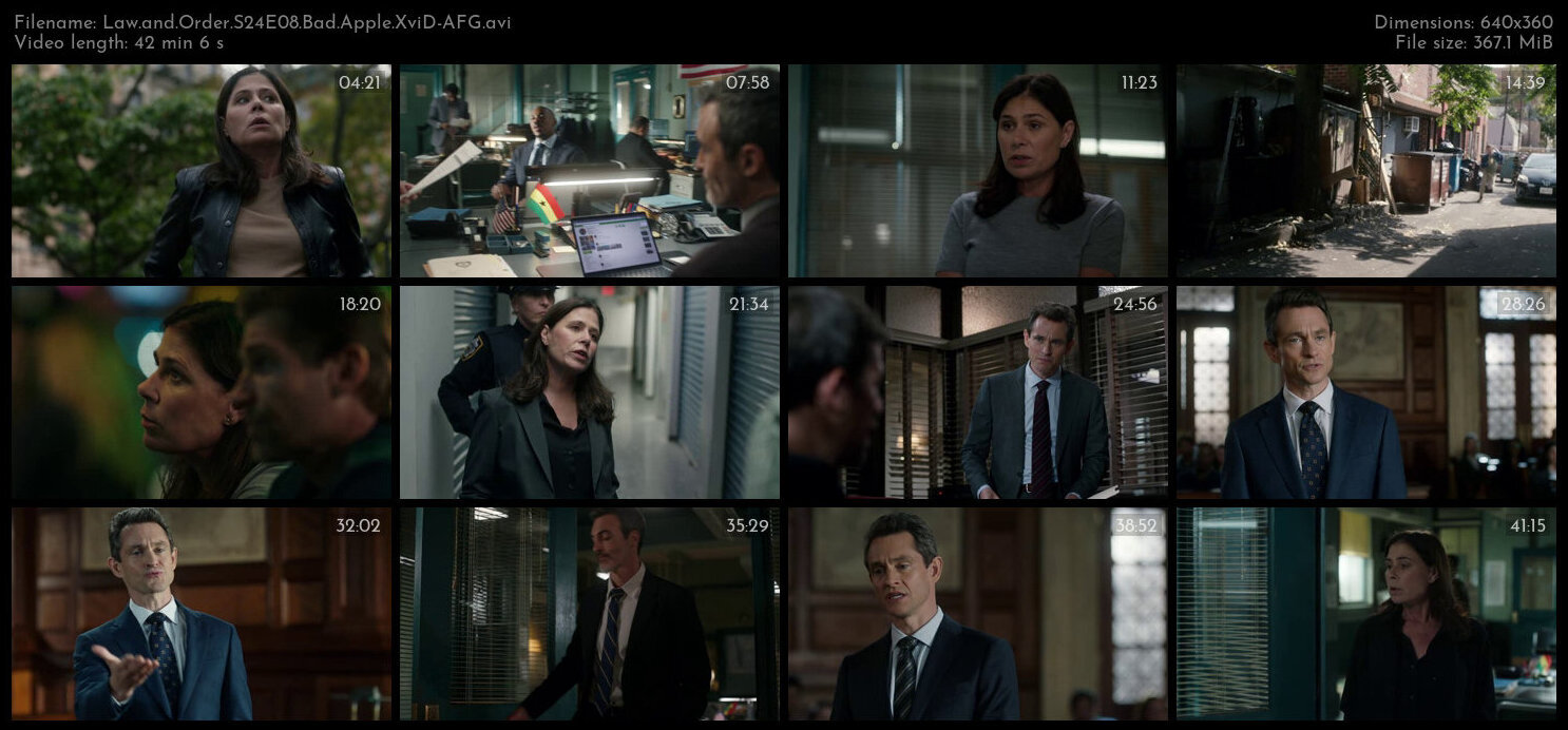 Law and Order S24E08 Bad Apple XviD AFG TGx