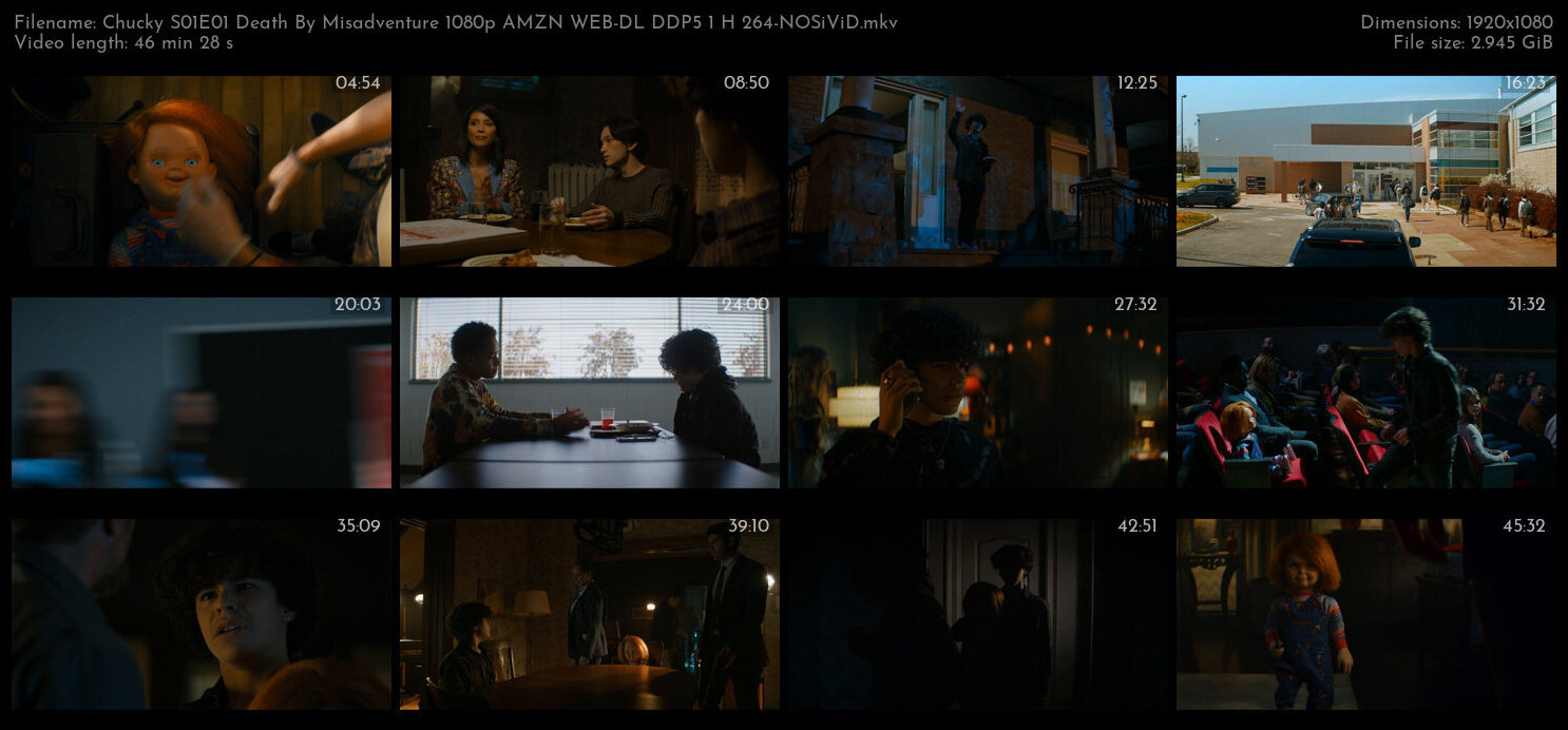 Chucky S01E01 Death By Misadventure 1080p AMZN WEB DL DDP5 1 H 264 NOSiViD TGx