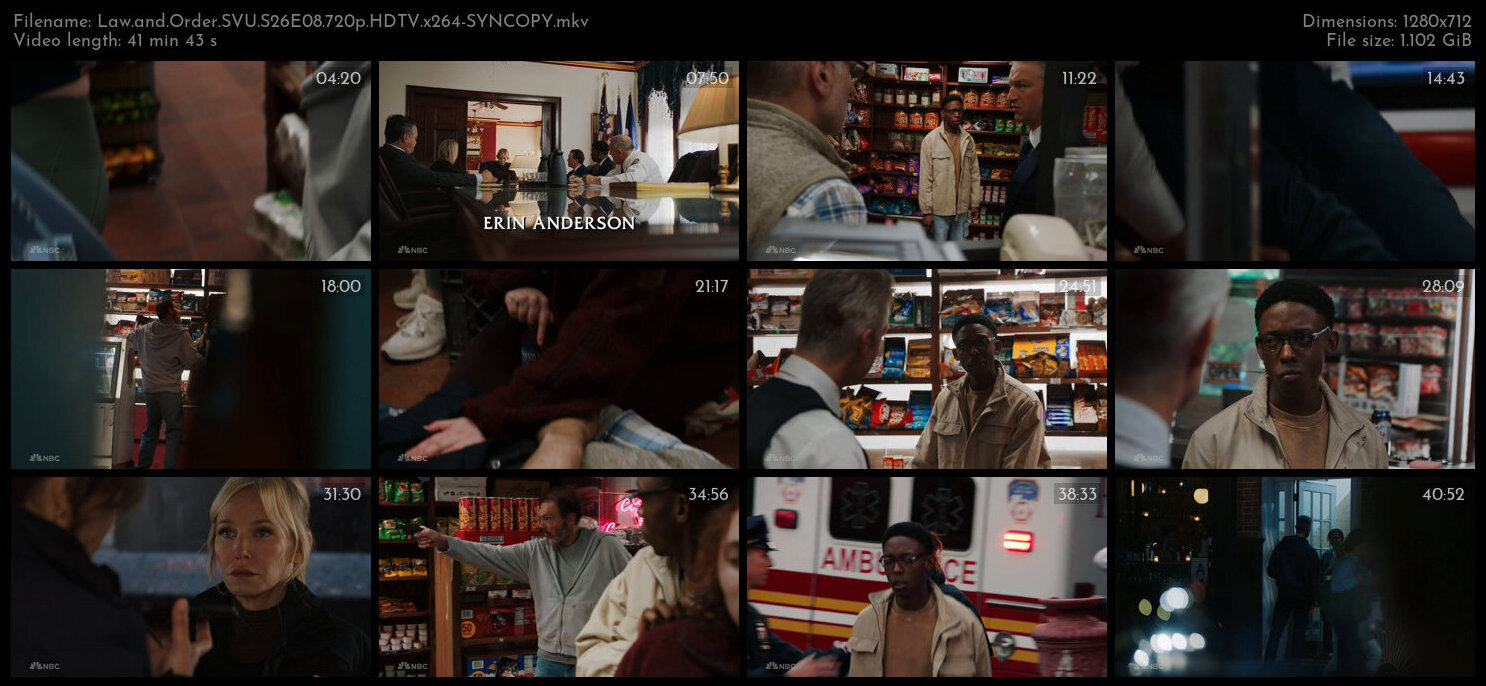 Law and Order SVU S26E08 720p HDTV x264 SYNCOPY TGx