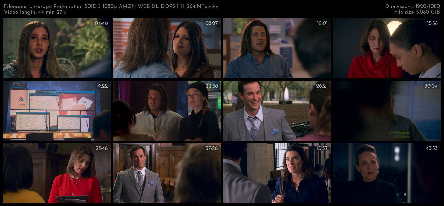 Leverage Redemption S01E15 1080p AMZN WEB DL DDP5 1 H 264 NTb TGx