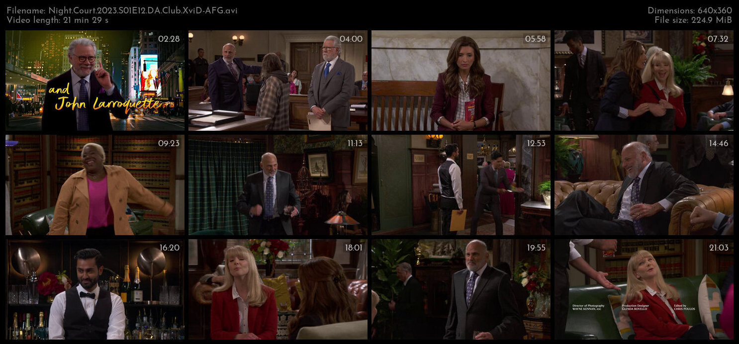 Night Court 2023 S01E12 DA Club XviD AFG TGx