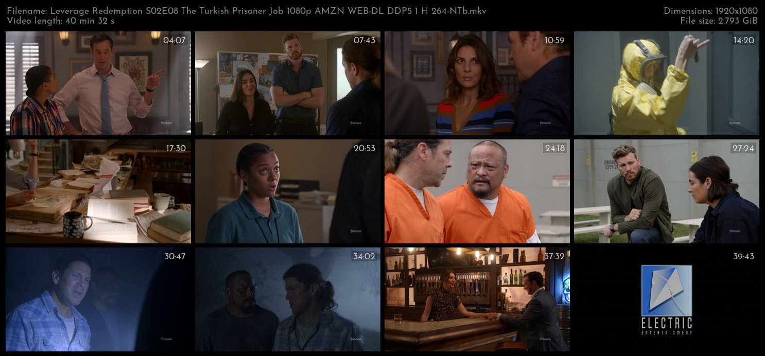 Leverage Redemption S02E08 The Turkish Prisoner Job 1080p AMZN WEB DL DDP5 1 H 264 NTb TGx