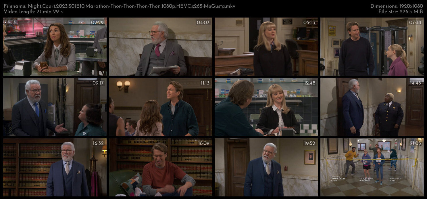 Night Court 2023 S01E10 Marathon Thon Thon Thon Thon 1080p HEVC x265 MeGusta TGx