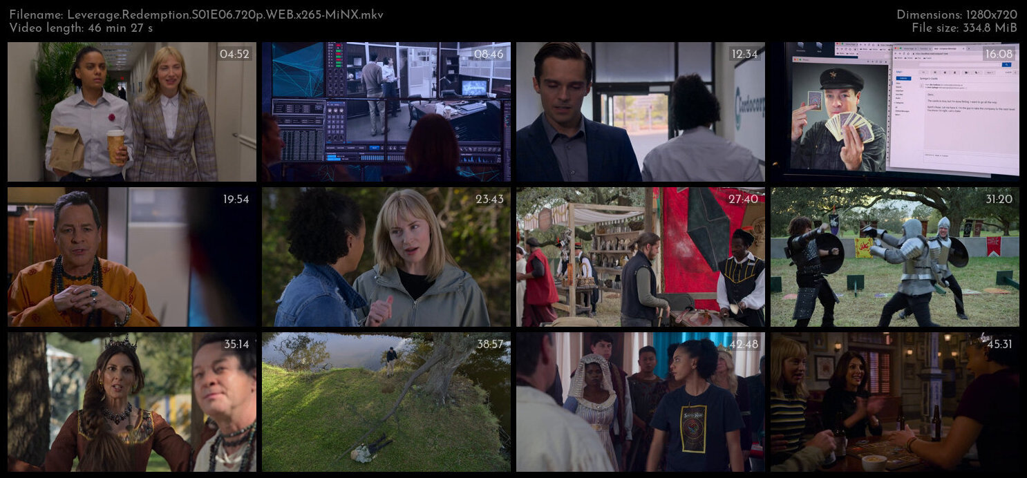 Leverage Redemption S01E06 720p WEB x265 MiNX TGx