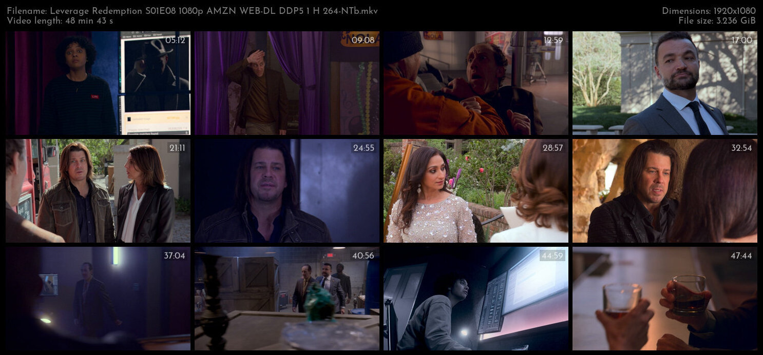 Leverage Redemption S01E08 1080p AMZN WEB DL DDP5 1 H 264 NTb TGx