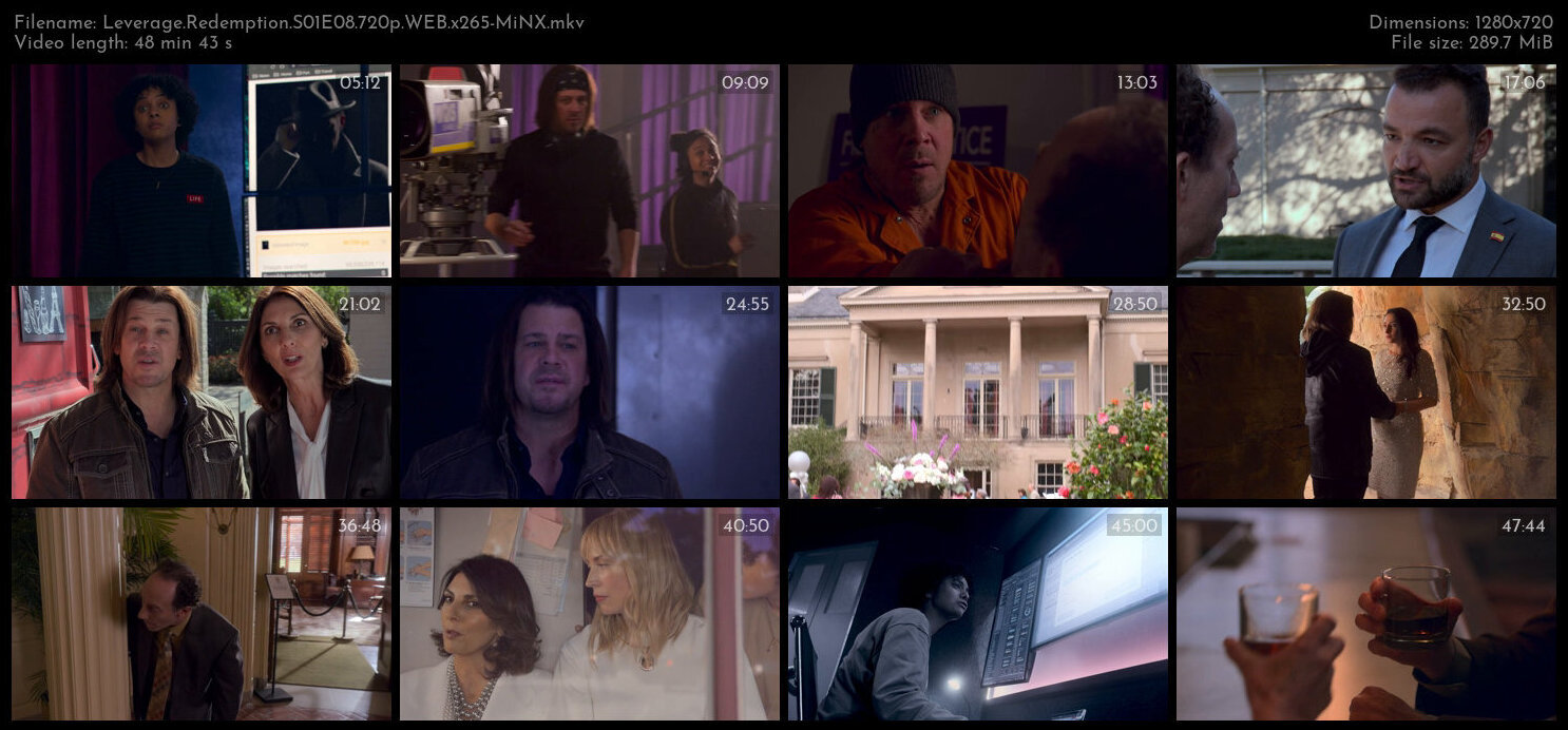 Leverage Redemption S01E08 720p WEB x265 MiNX TGx