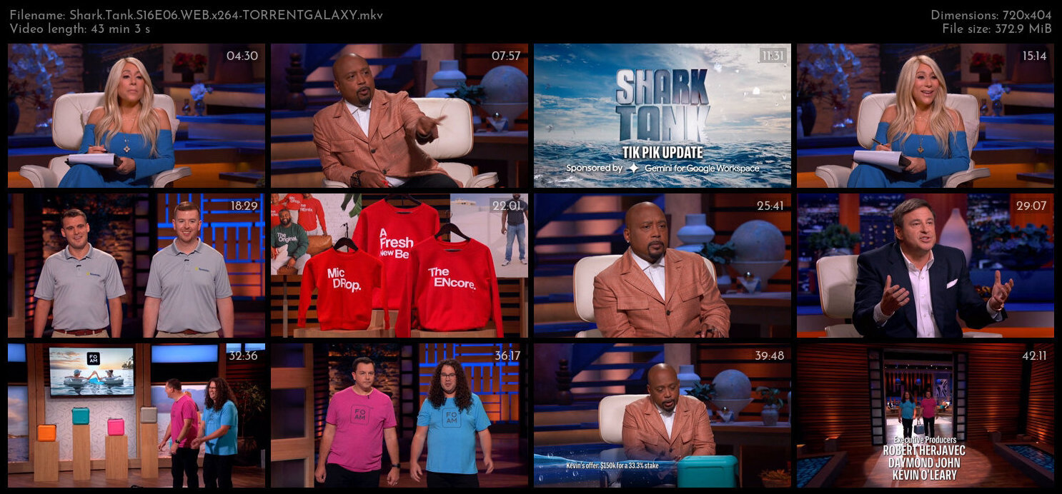 Shark Tank S16E06 WEB x264 TORRENTGALAXY