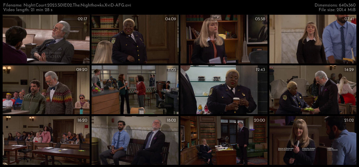 Night Court 2023 S01E02 The Nighthawks XviD AFG TGx