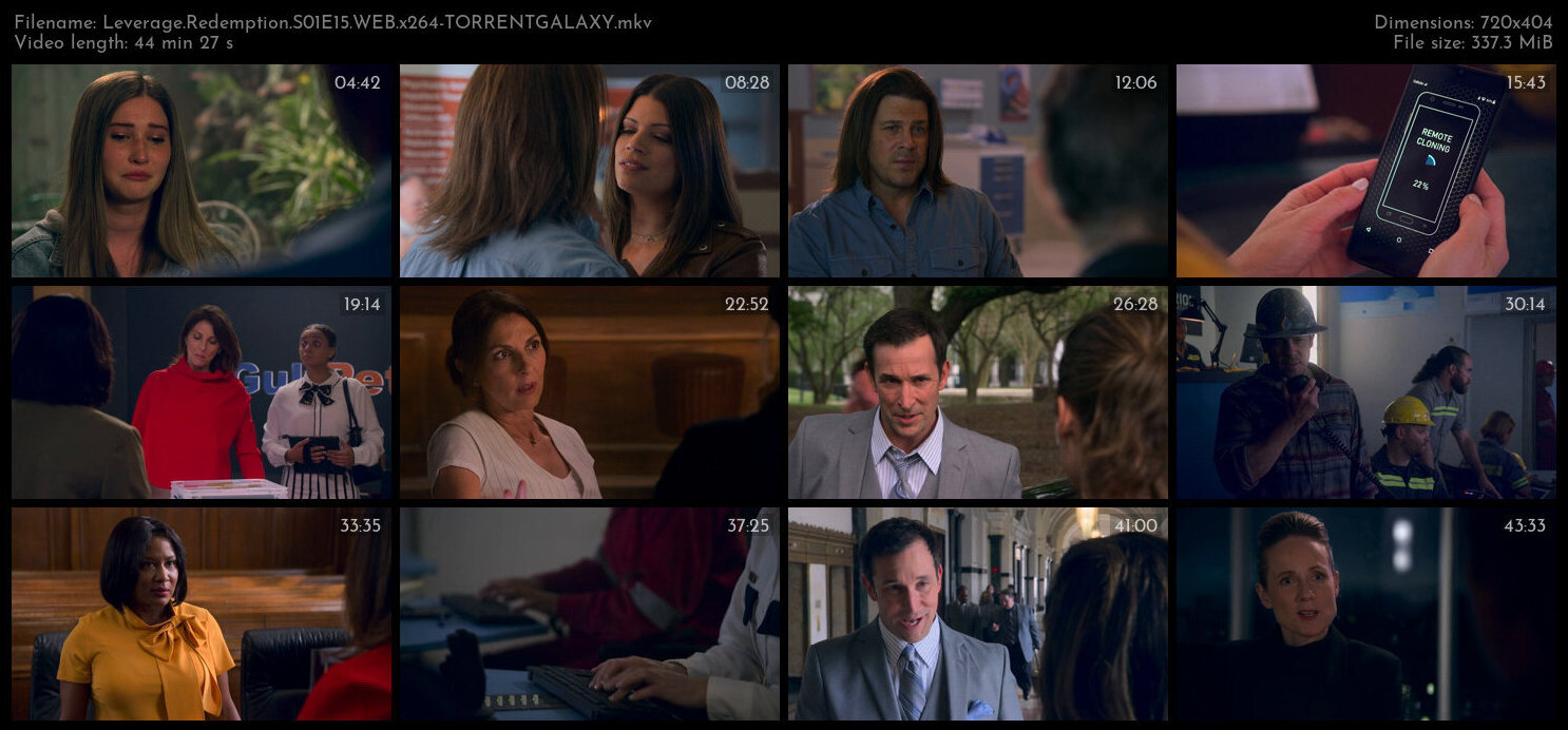 Leverage Redemption S01E15 WEB x264 TORRENTGALAXY