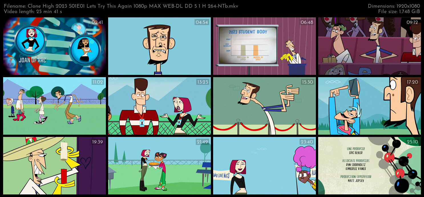 Clone High 2023 S01E01 Lets Try This Again 1080p MAX WEB DL DD 5 1 H 264 NTb TGx