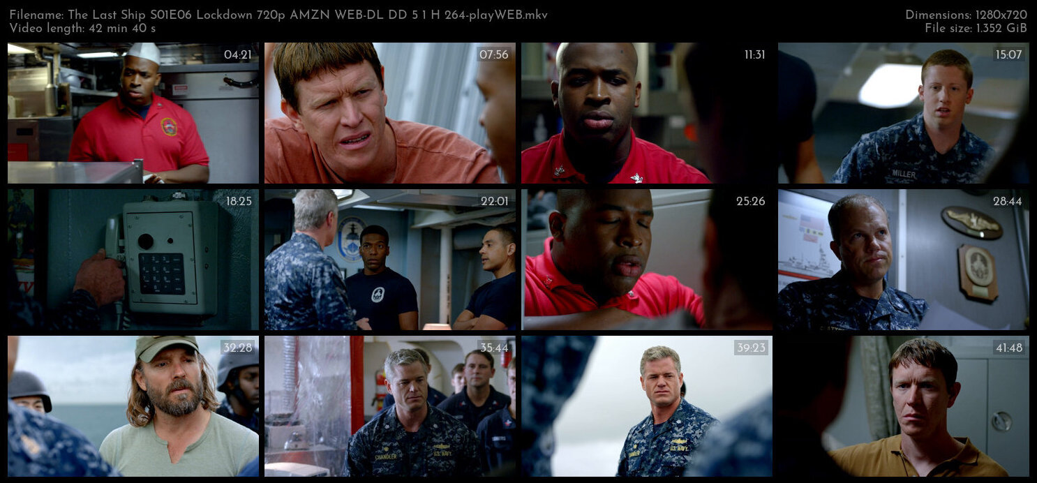 The Last Ship S01E06 Lockdown 720p AMZN WEB DL DD 5 1 H 264 playWEB TGx