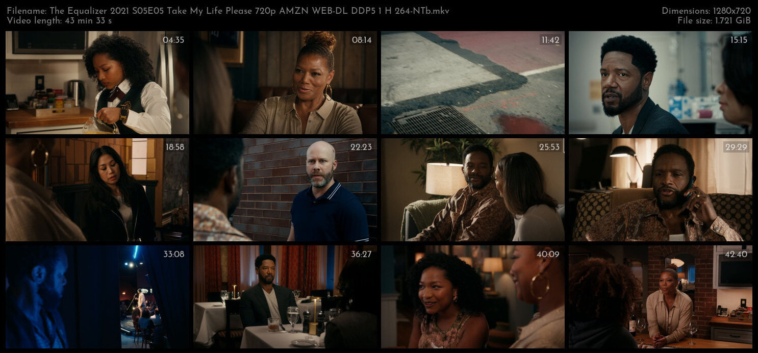 The Equalizer 2021 S05E05 Take My Life Please 720p AMZN WEB DL DDP5 1 H 264 NTb TGx