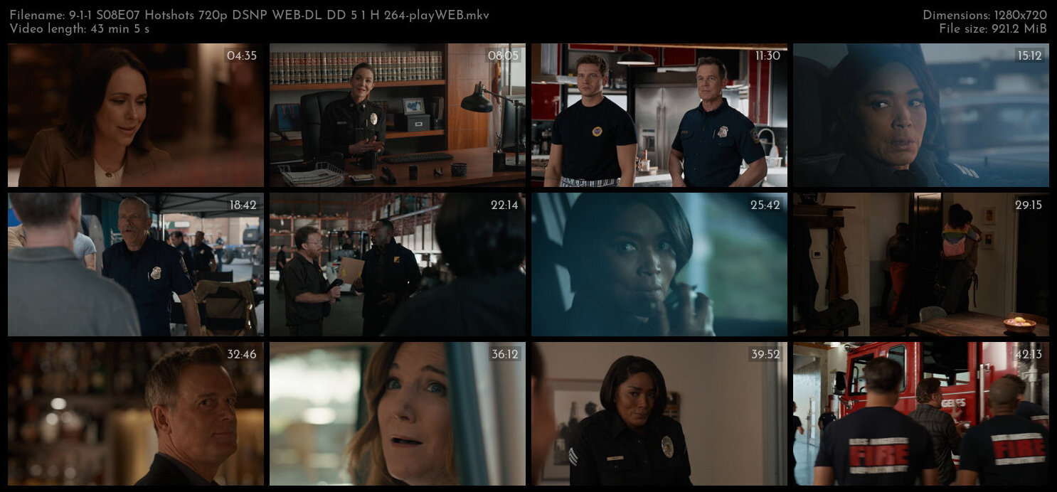 9 1 1 S08E07 Hotshots 720p DSNP WEB DL DD 5 1 H 264 playWEB TGx