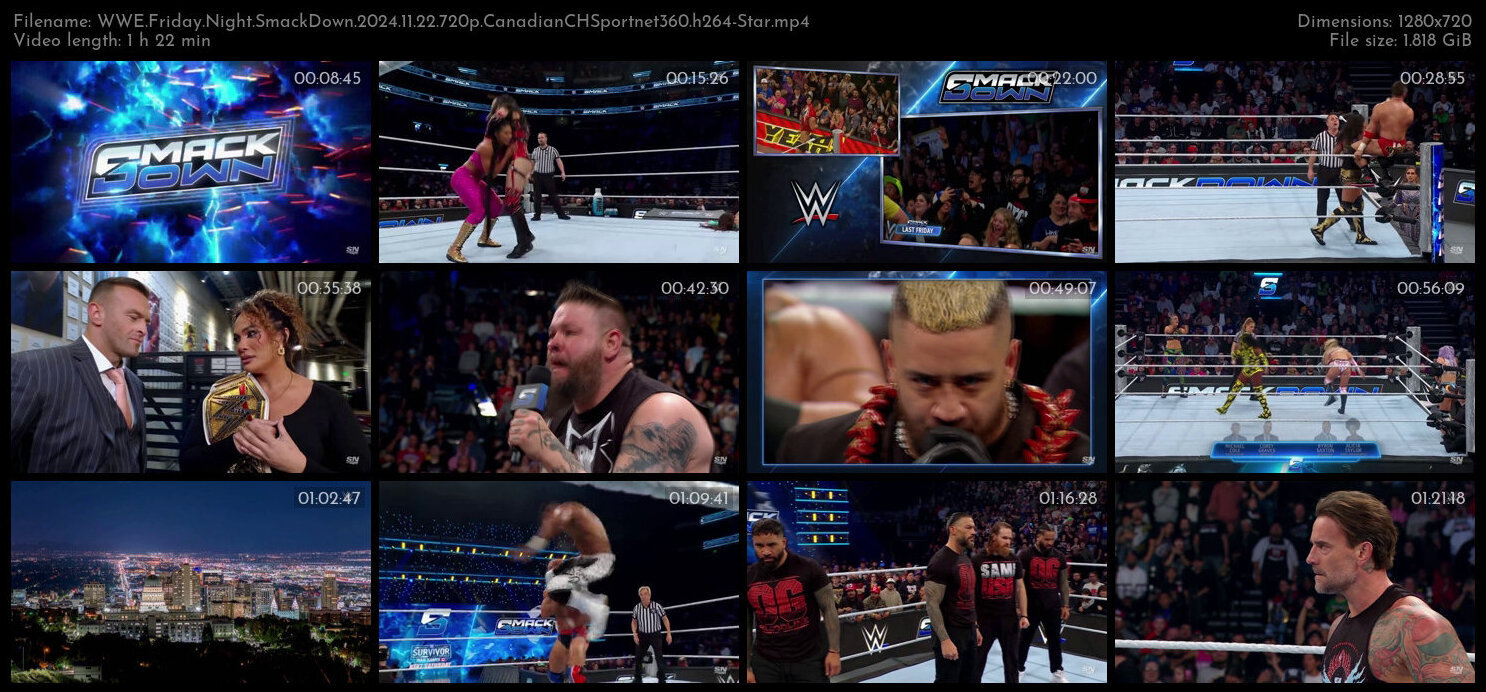 WWE Friday Night SmackDown 2024 11 22 720p CanadianCHSportnet360 h264 Star TGx