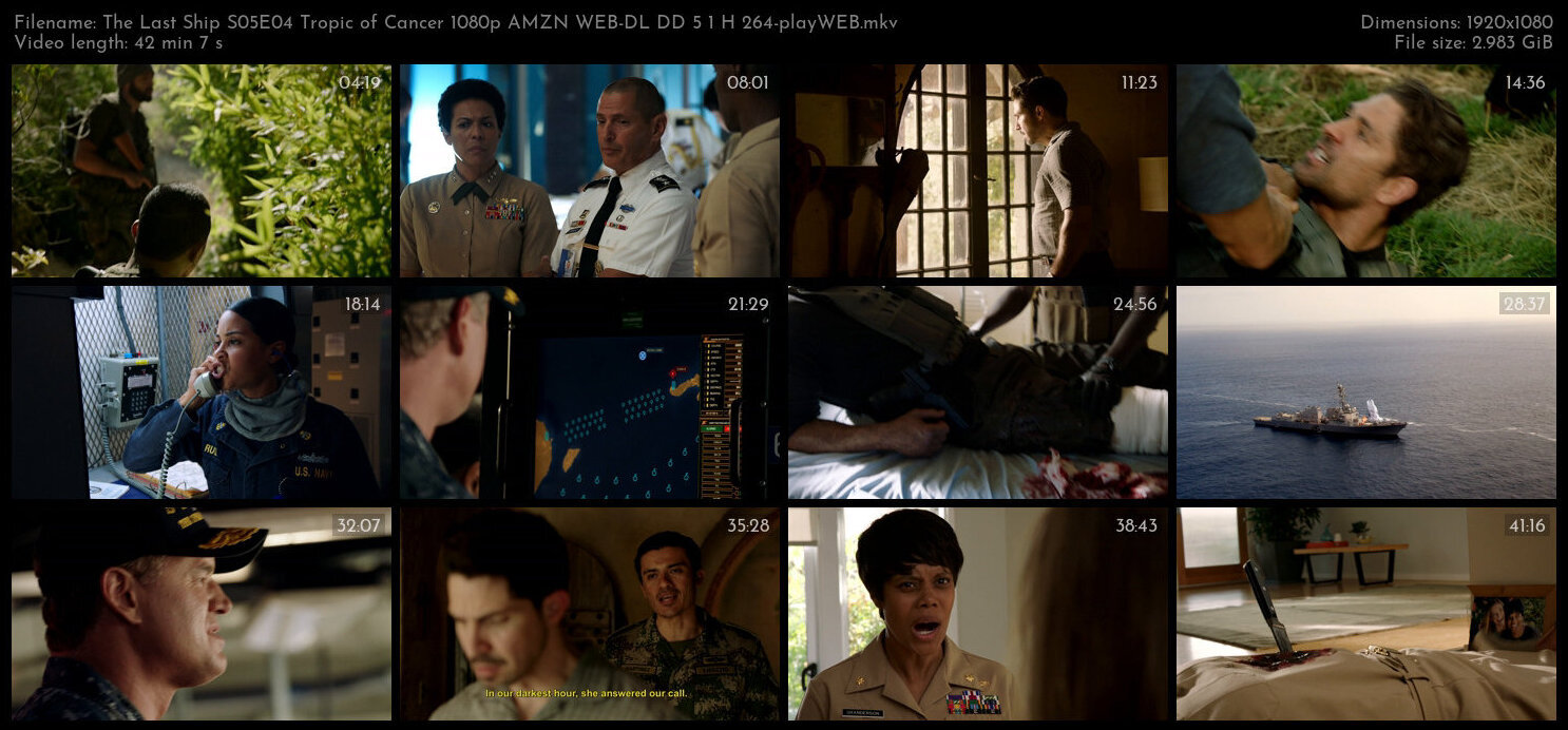 The Last Ship S05E04 Tropic of Cancer 1080p AMZN WEB DL DD 5 1 H 264 playWEB TGx