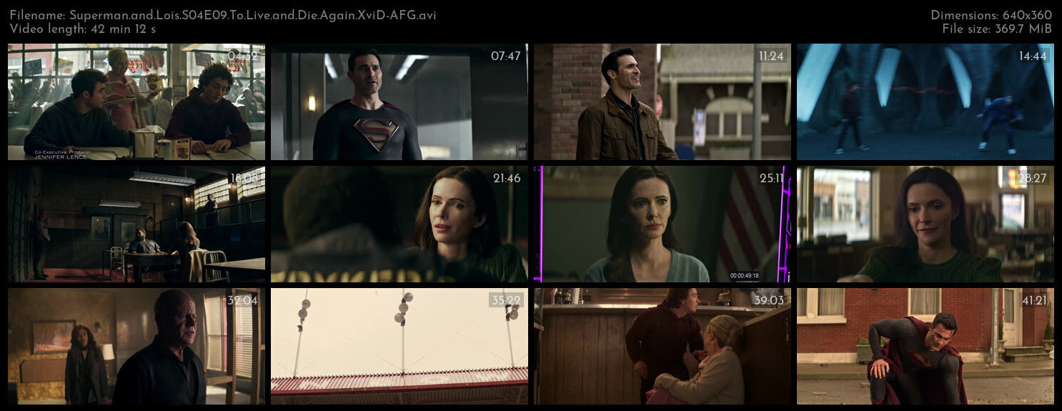 Superman and Lois S04E09 To Live and Die Again XviD AFG TGx