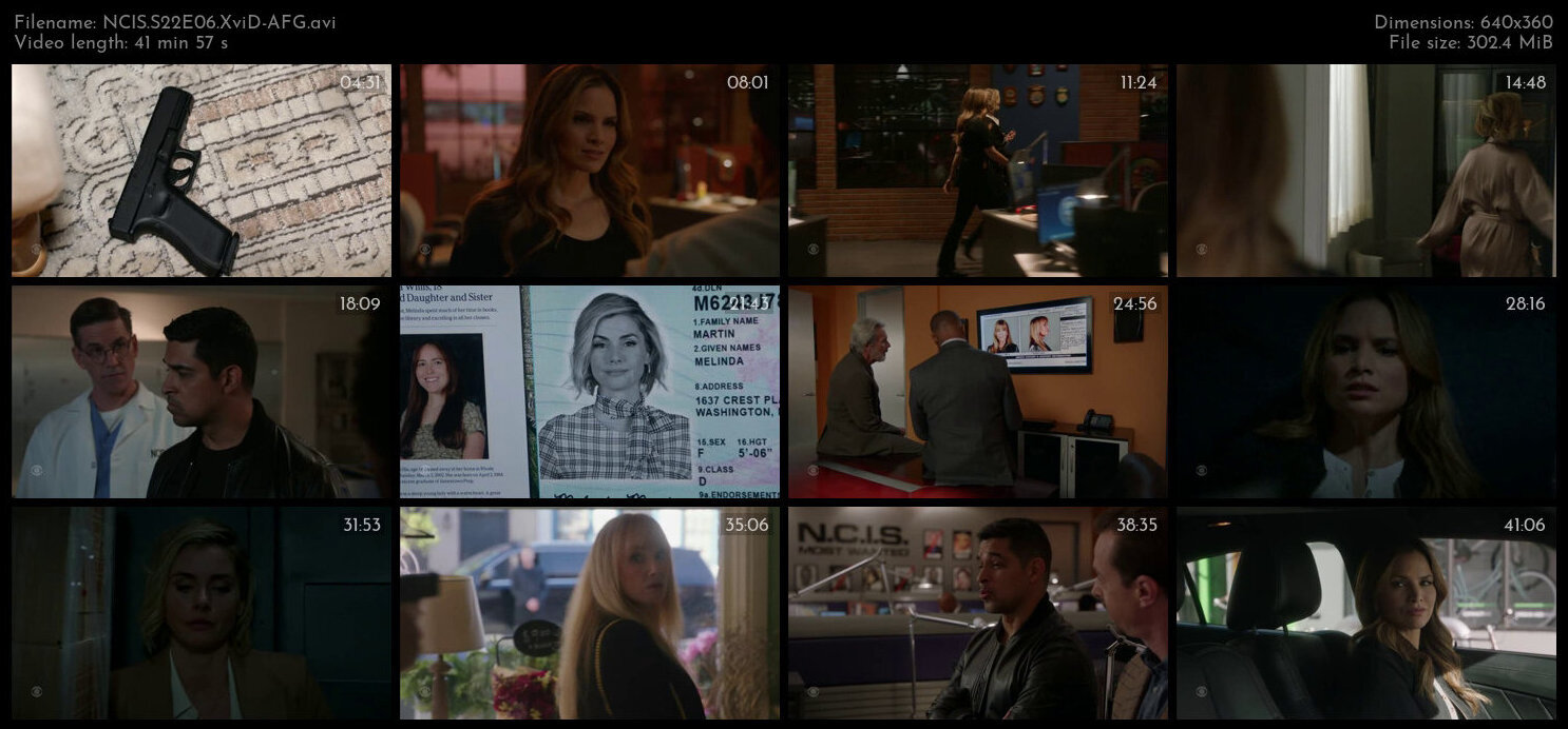 NCIS S22E06 XviD AFG TGx