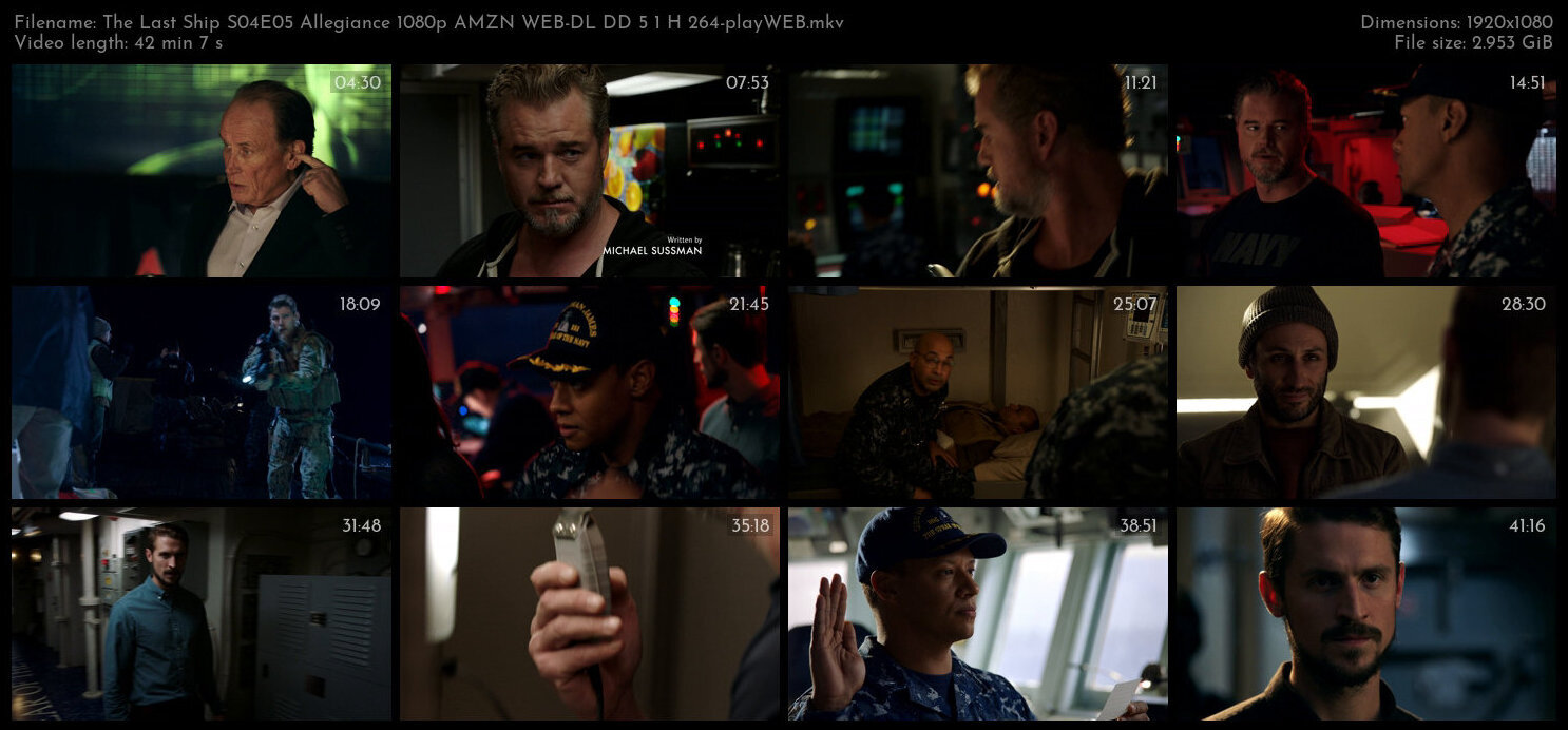 The Last Ship S04E05 Allegiance 1080p AMZN WEB DL DD 5 1 H 264 playWEB TGx