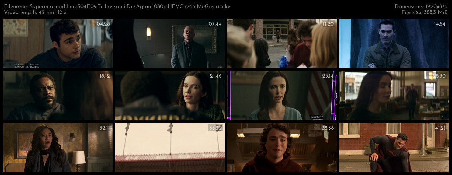 Superman and Lois S04E09 To Live and Die Again 1080p HEVC x265 MeGusta TGx