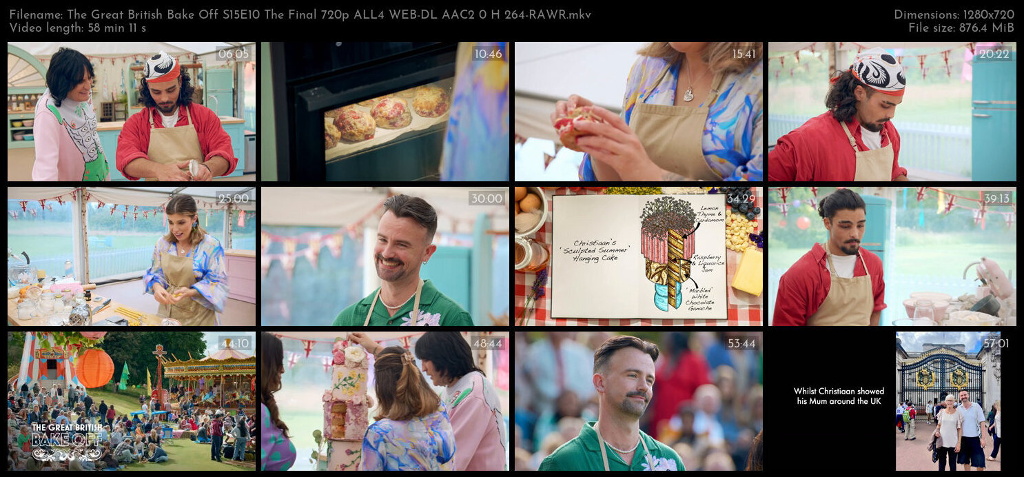 The Great British Bake Off S15E10 The Final 720p ALL4 WEB DL AAC2 0 H 264 RAWR TGx