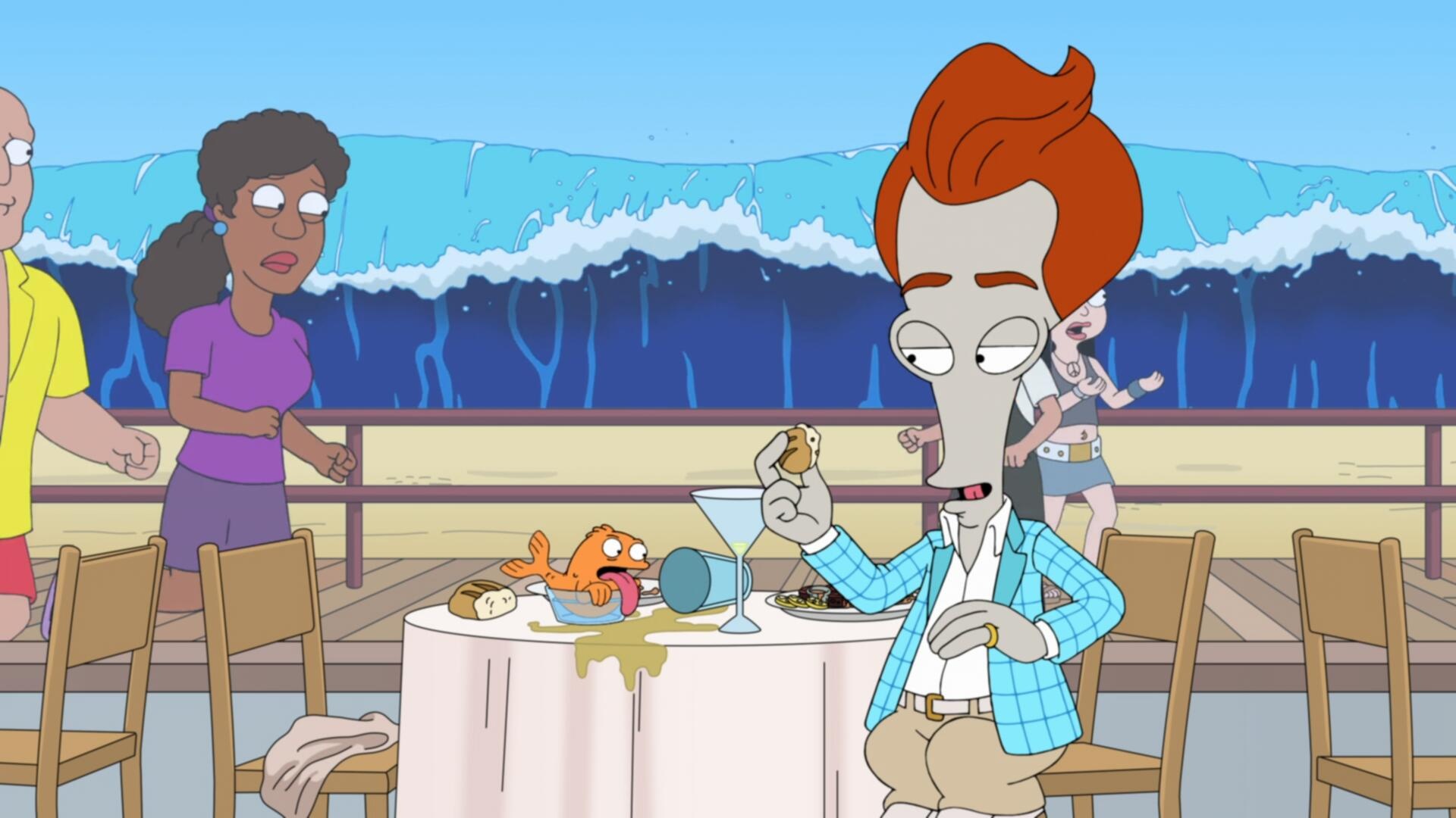 American Dad S21E05 Under and Over and Beside the Boardwalk 1080p DSNP WEB DL DDP5 1 H 264 NTb TGx