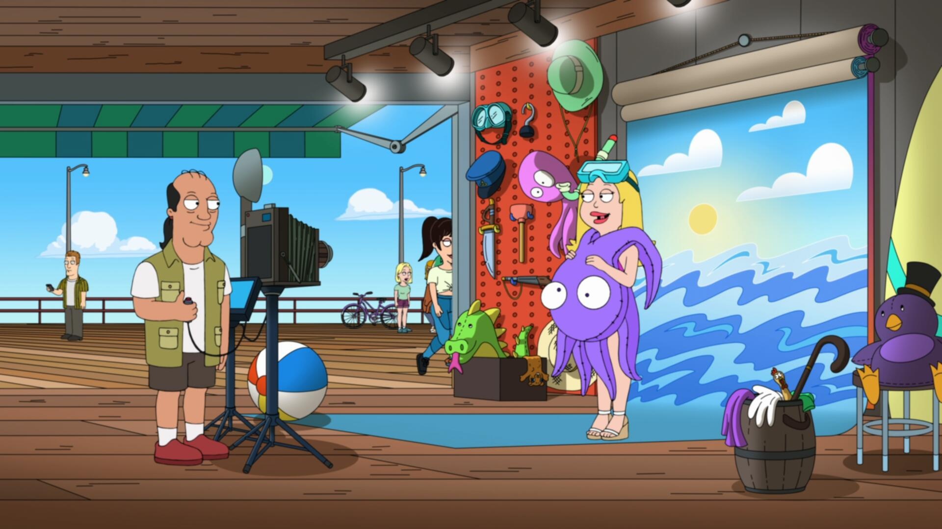 American Dad S21E05 Under and Over and Beside the Boardwalk 1080p DSNP WEB DL DDP5 1 H 264 NTb TGx