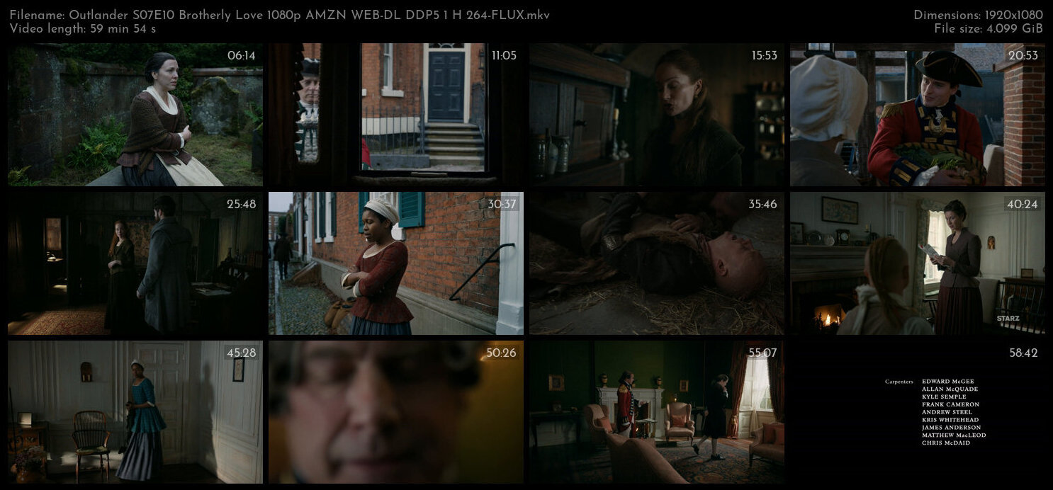 Outlander S07E10 Brotherly Love 1080p AMZN WEB DL DDP5 1 H 264 FLUX TGx