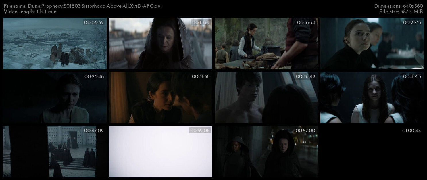 Dune Prophecy S01E03 Sisterhood Above All XviD AFG TGx