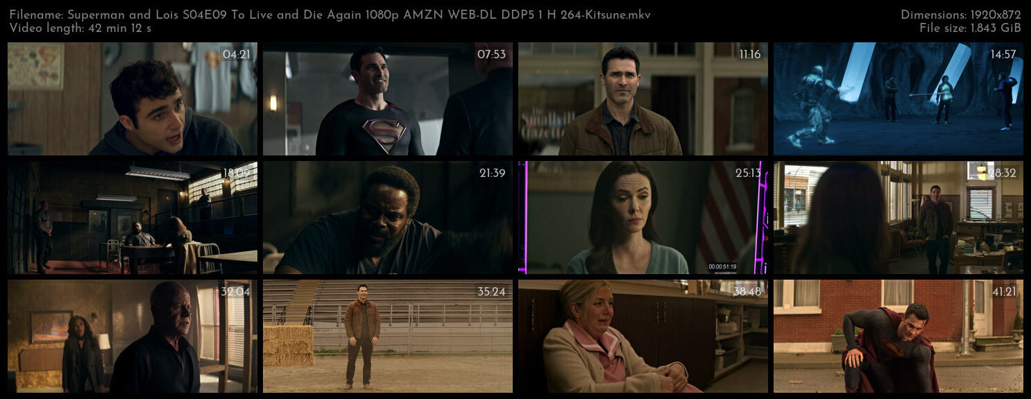 Superman and Lois S04E09 To Live and Die Again 1080p AMZN WEB DL DDP5 1 H 264 Kitsune TGx