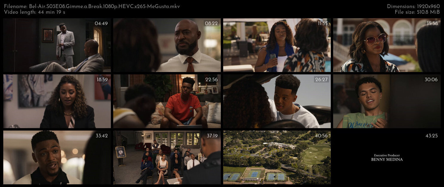 Bel Air S03E08 Gimme a Break 1080p HEVC x265 MeGusta TGx