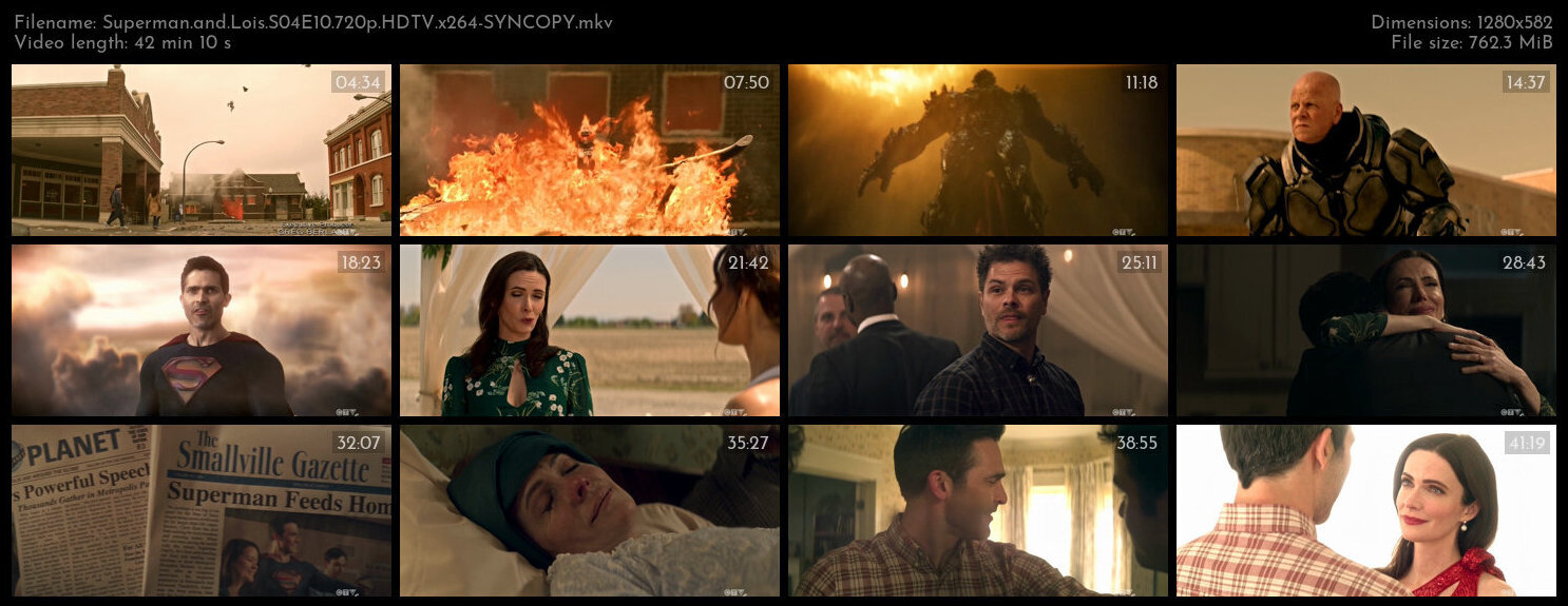 Superman and Lois S04E10 720p HDTV x264 SYNCOPY TGx