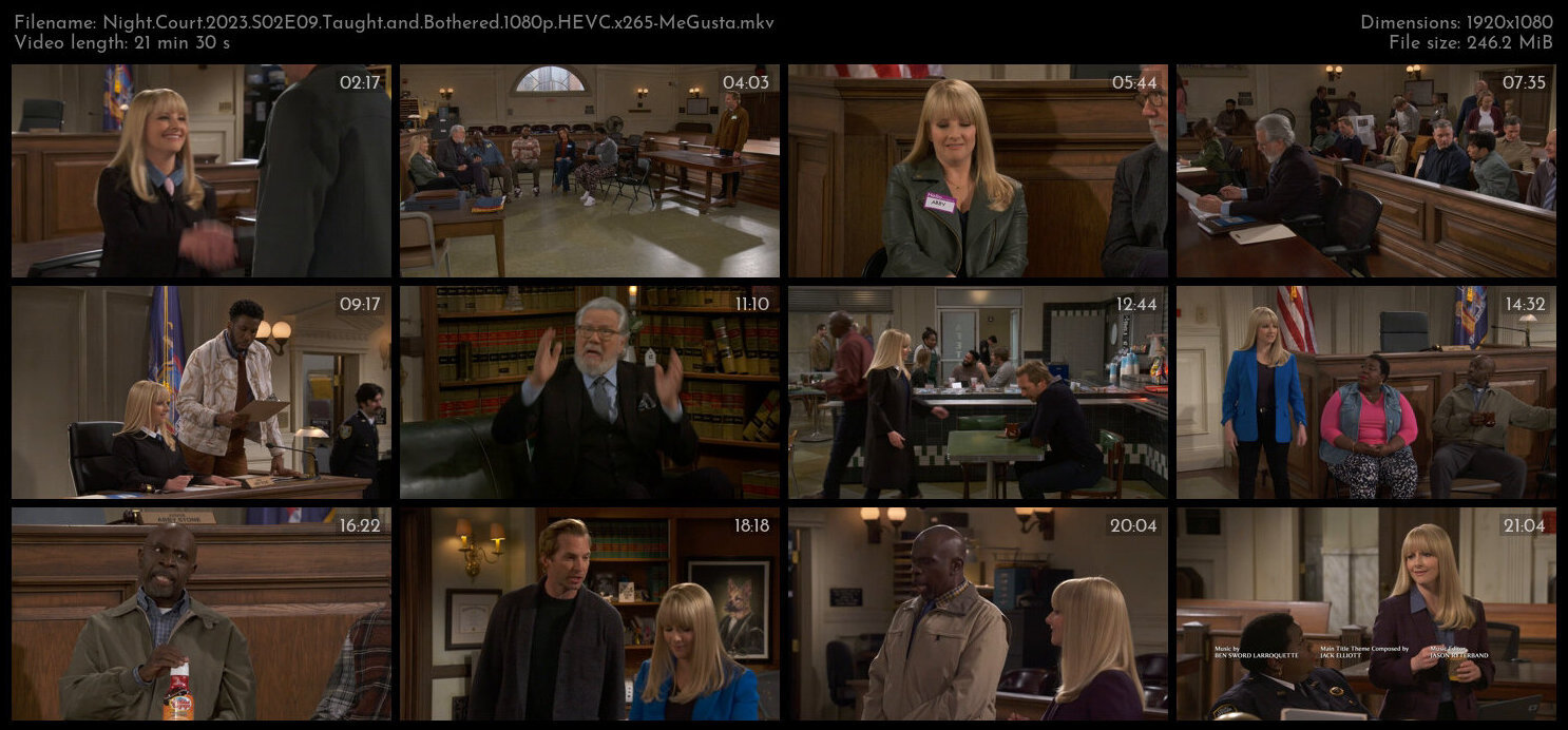 Night Court 2023 S02E09 Taught and Bothered 1080p HEVC x265 MeGusta TGx