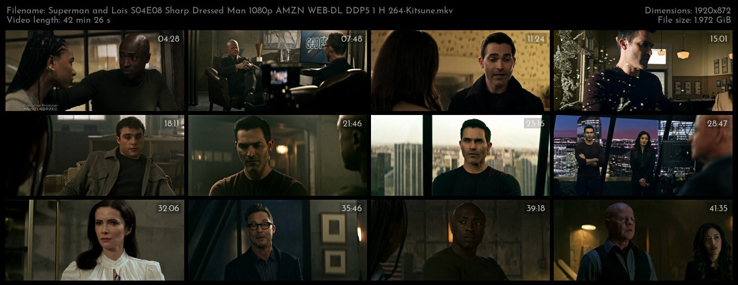 Superman and Lois S04E08 Sharp Dressed Man 1080p AMZN WEB DL DDP5 1 H 264 Kitsune TGx