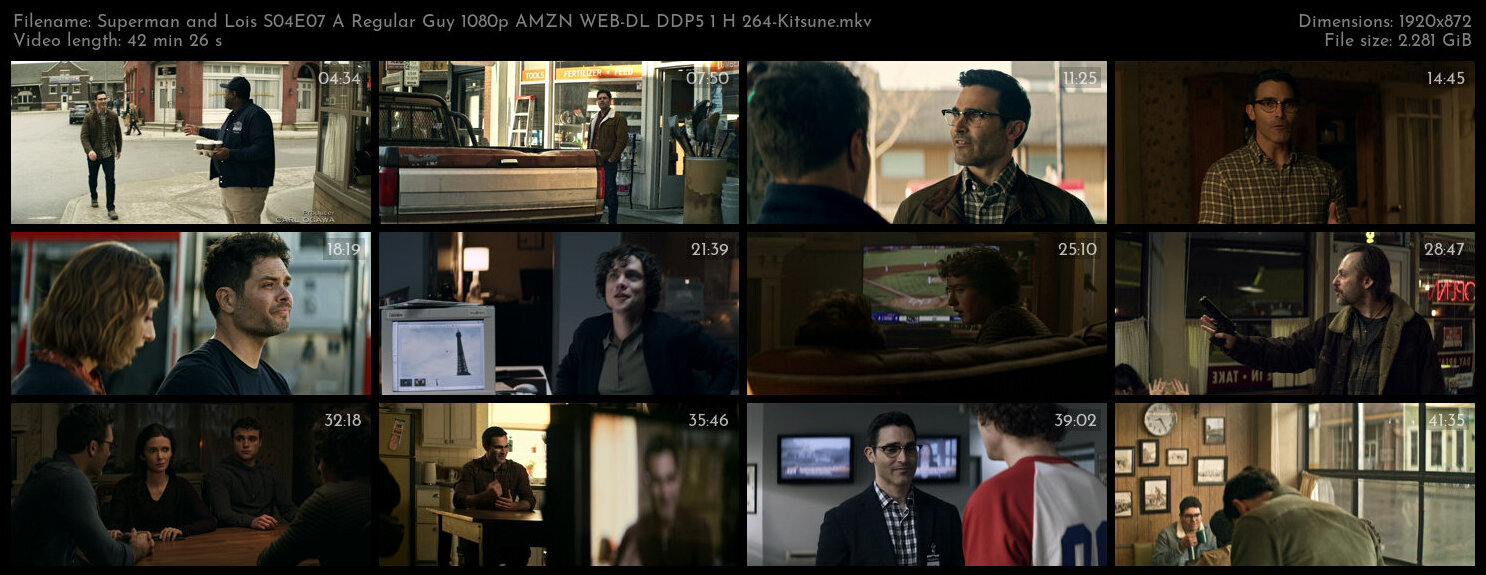 Superman and Lois S04E07 A Regular Guy 1080p AMZN WEB DL DDP5 1 H 264 Kitsune TGx