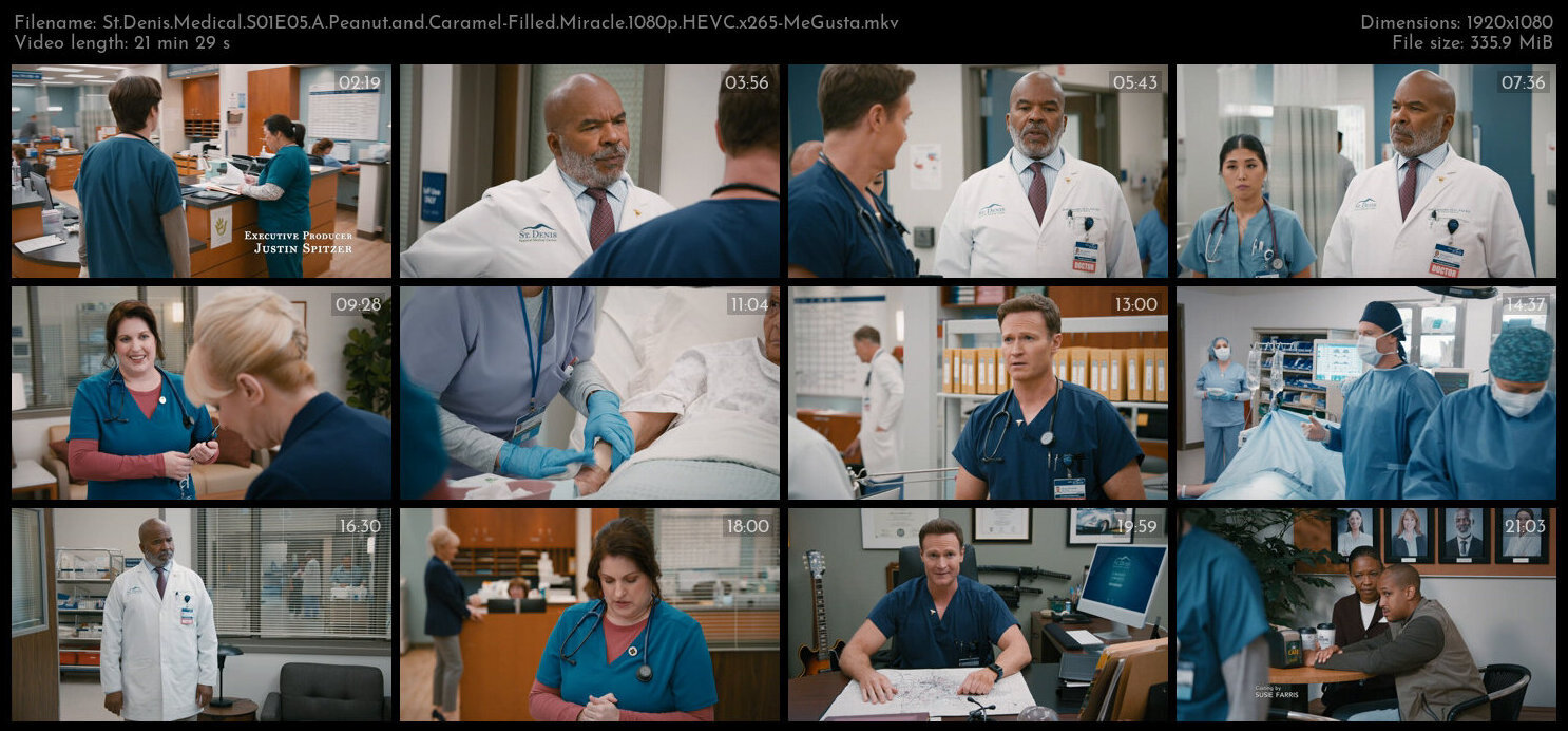 St Denis Medical S01E05 A Peanut and Caramel Filled Miracle 1080p HEVC x265 MeGusta TGx