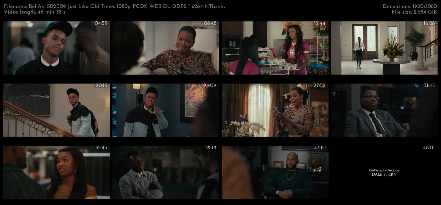 Bel Air S02E09 Just Like Old Times 1080p PCOK WEB DL DDP5 1 x264 NTb TGx