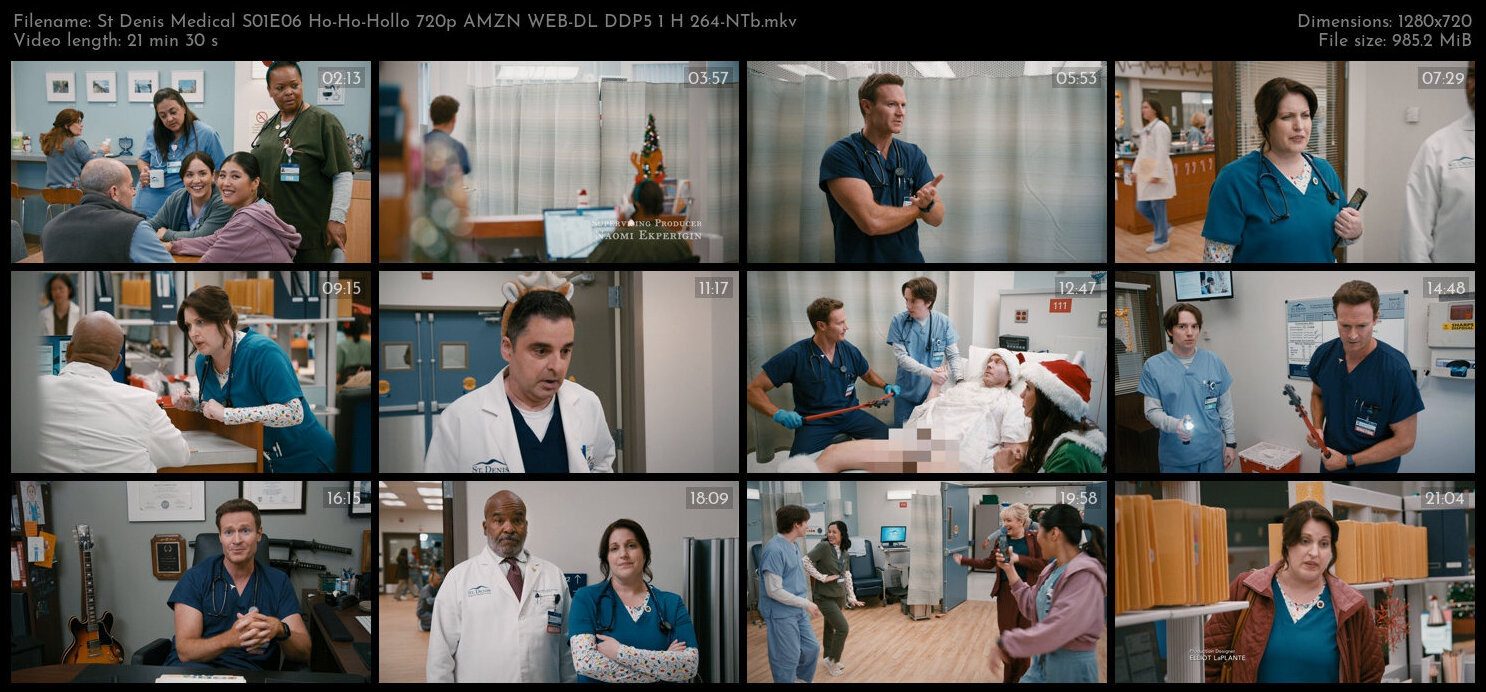 St Denis Medical S01E06 Ho Ho Hollo 720p AMZN WEB DL DDP5 1 H 264 NTb TGx