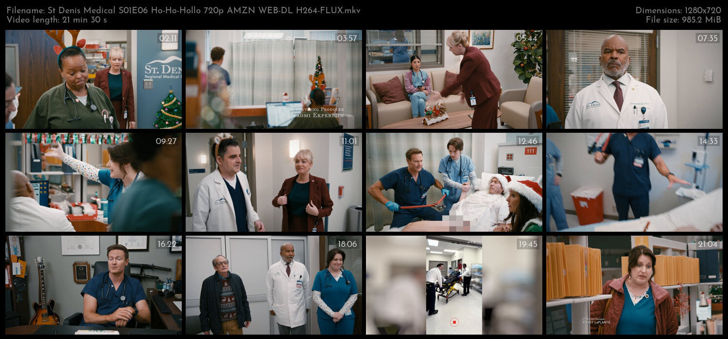 St Denis Medical S01E06 Ho Ho Hollo 720p AMZN WEB DL H264 FLUX TGx