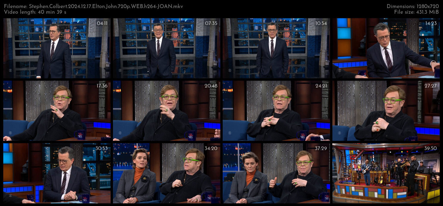 Stephen Colbert 2024 12 17 Elton John 720p WEB h264 JOAN TGx