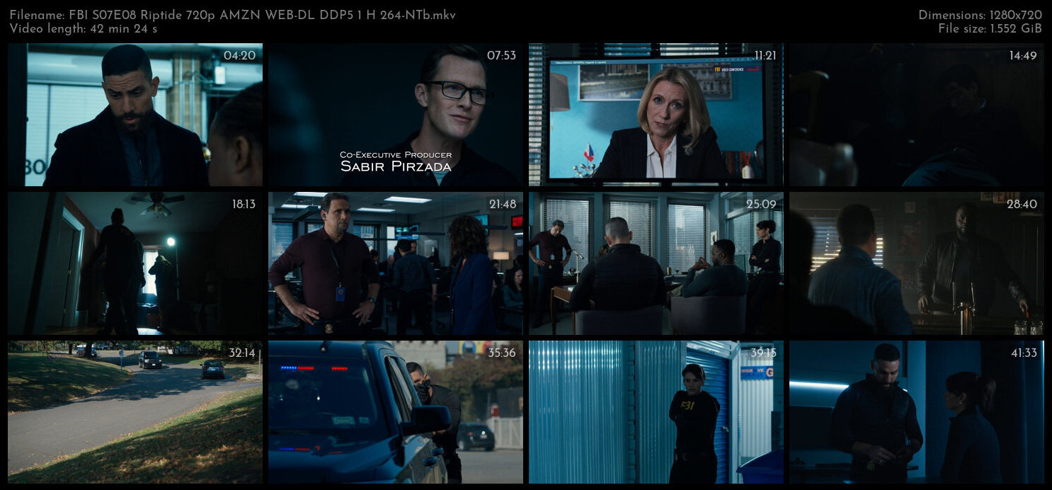 FBI S07E08 Riptide 720p AMZN WEB DL DDP5 1 H 264 NTb TGx