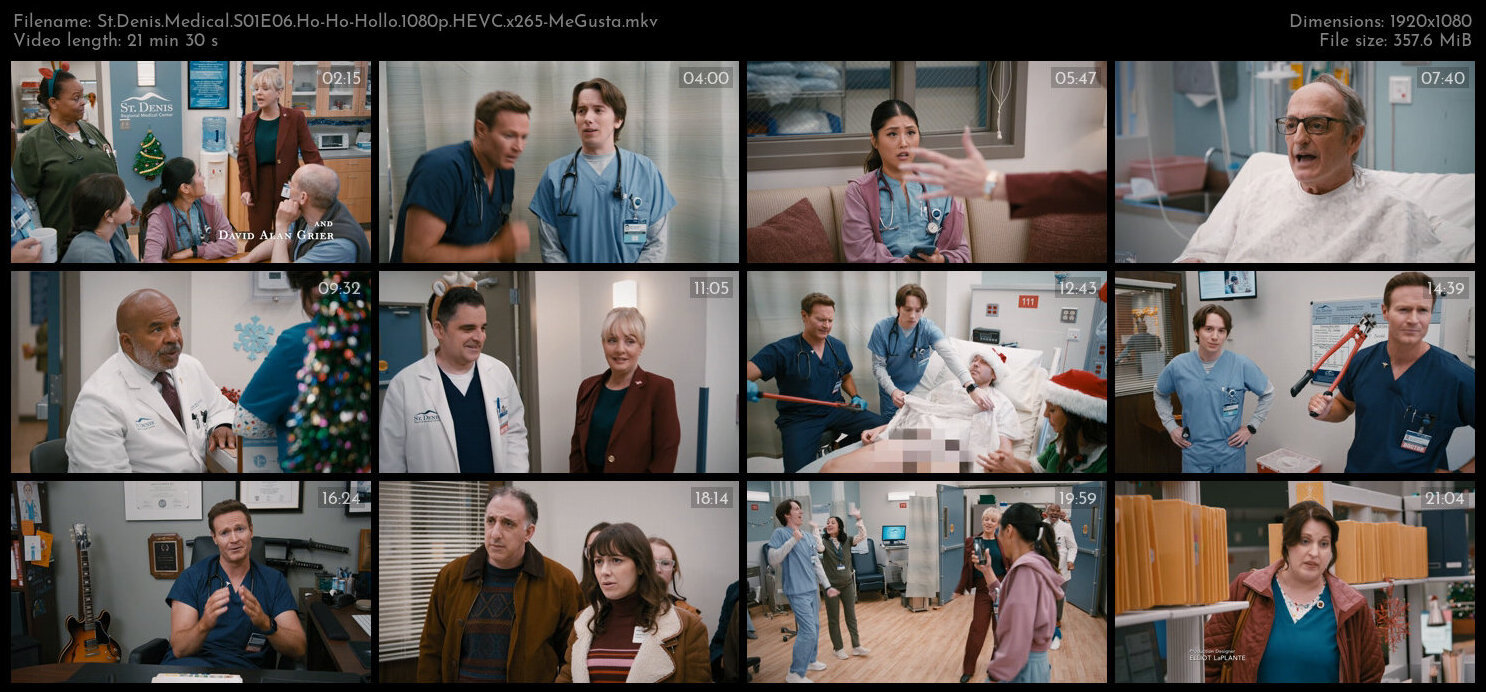 St Denis Medical S01E06 Ho Ho Hollo 1080p HEVC x265 MeGusta TGx