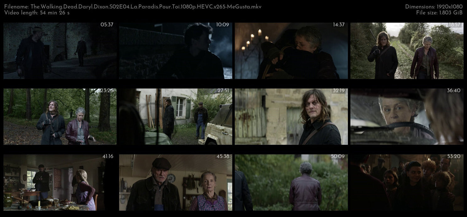 The Walking Dead Daryl Dixon S02E04 La Paradis Pour Toi 1080p HEVC x265 MeGusta TGx